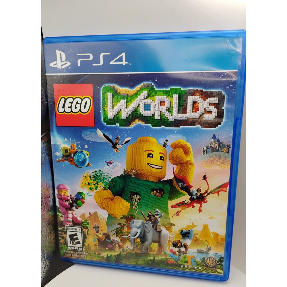 LEGO Worlds PS4 Game Complete w/ Case